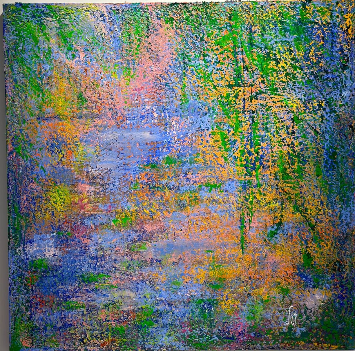 “By the Rivers of Babylon 2”, painting by Martine Rachel Ovadia