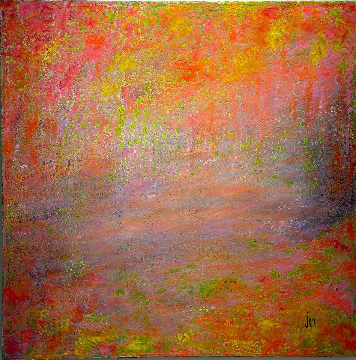 “By the Rivers of Babylon 4”, painting by Martine Rachel Ovadia