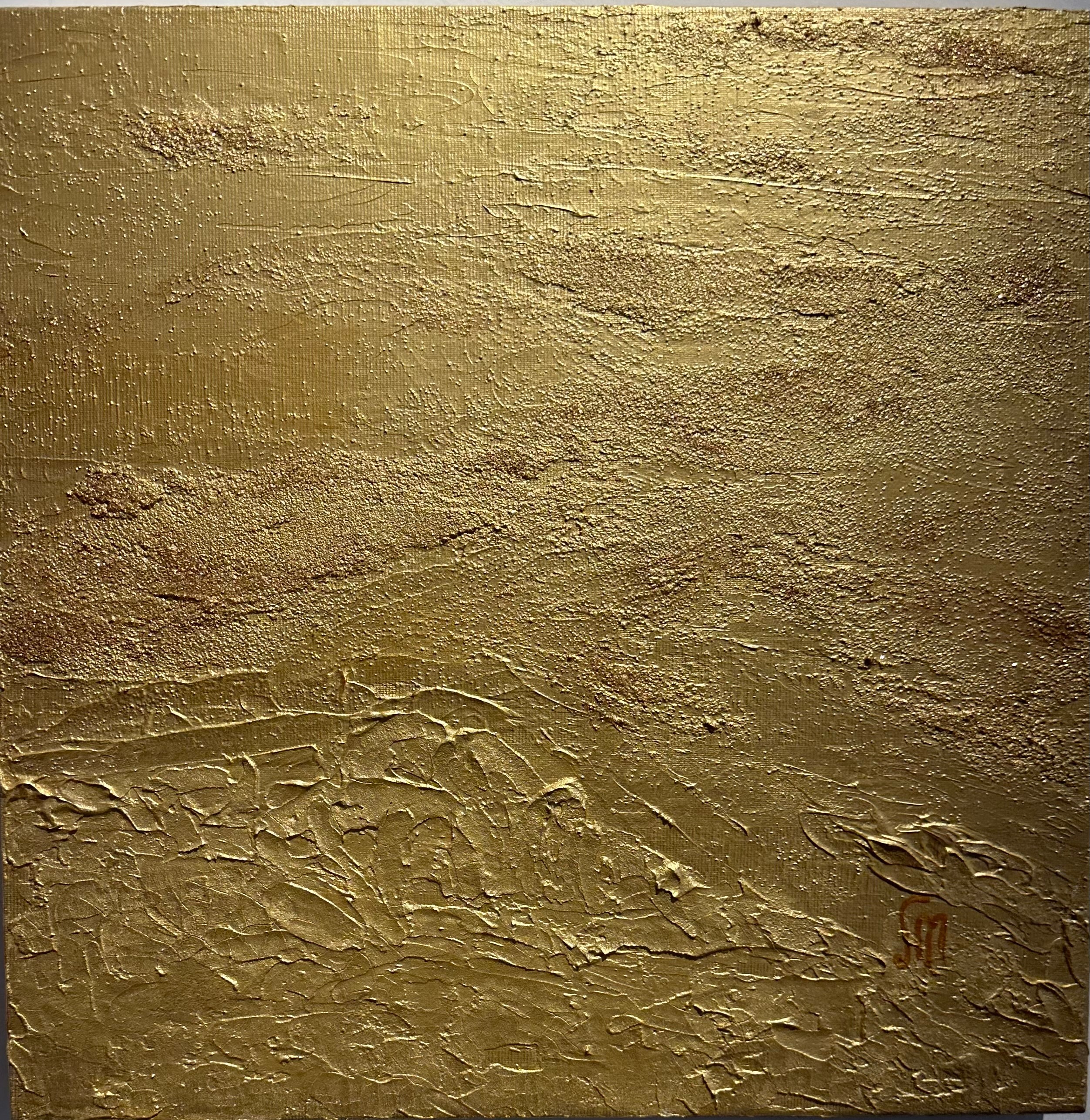 “Gold”, painting by Martine Rachel Ovadia
