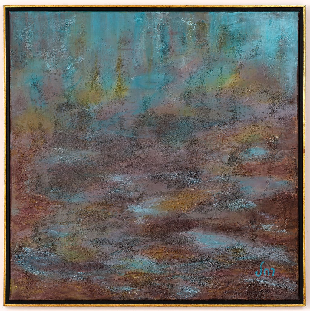 “Musing”, painting by Martine Rachel Ovadia