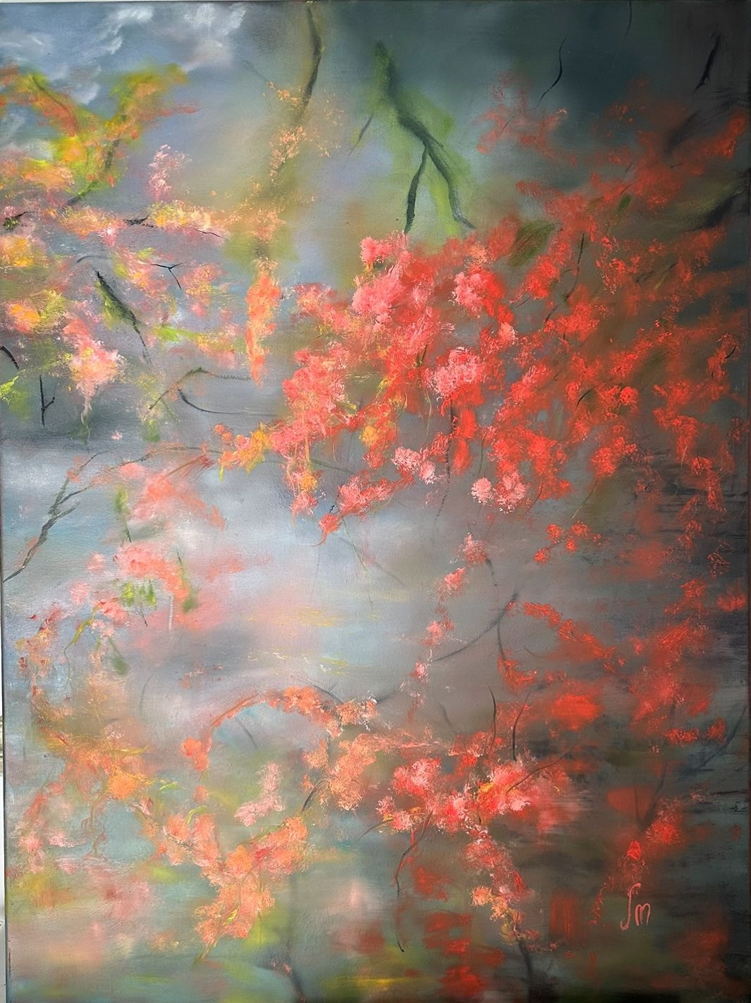 “Parfum d’été”, painting by Martine Rachel Ovadia