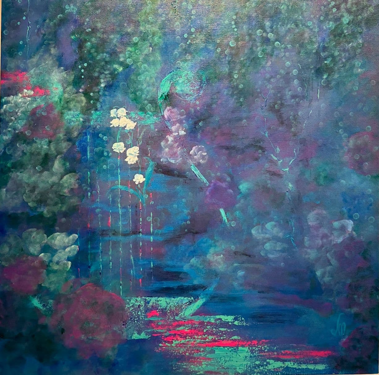 “Chants de l’âme”, painting by Martine Rachel Ovadia