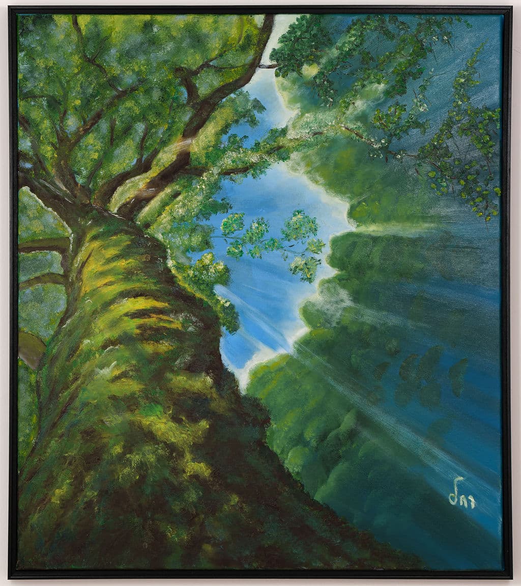 “Enchanted Tree 2”, painting by Martine Rachel Ovadia