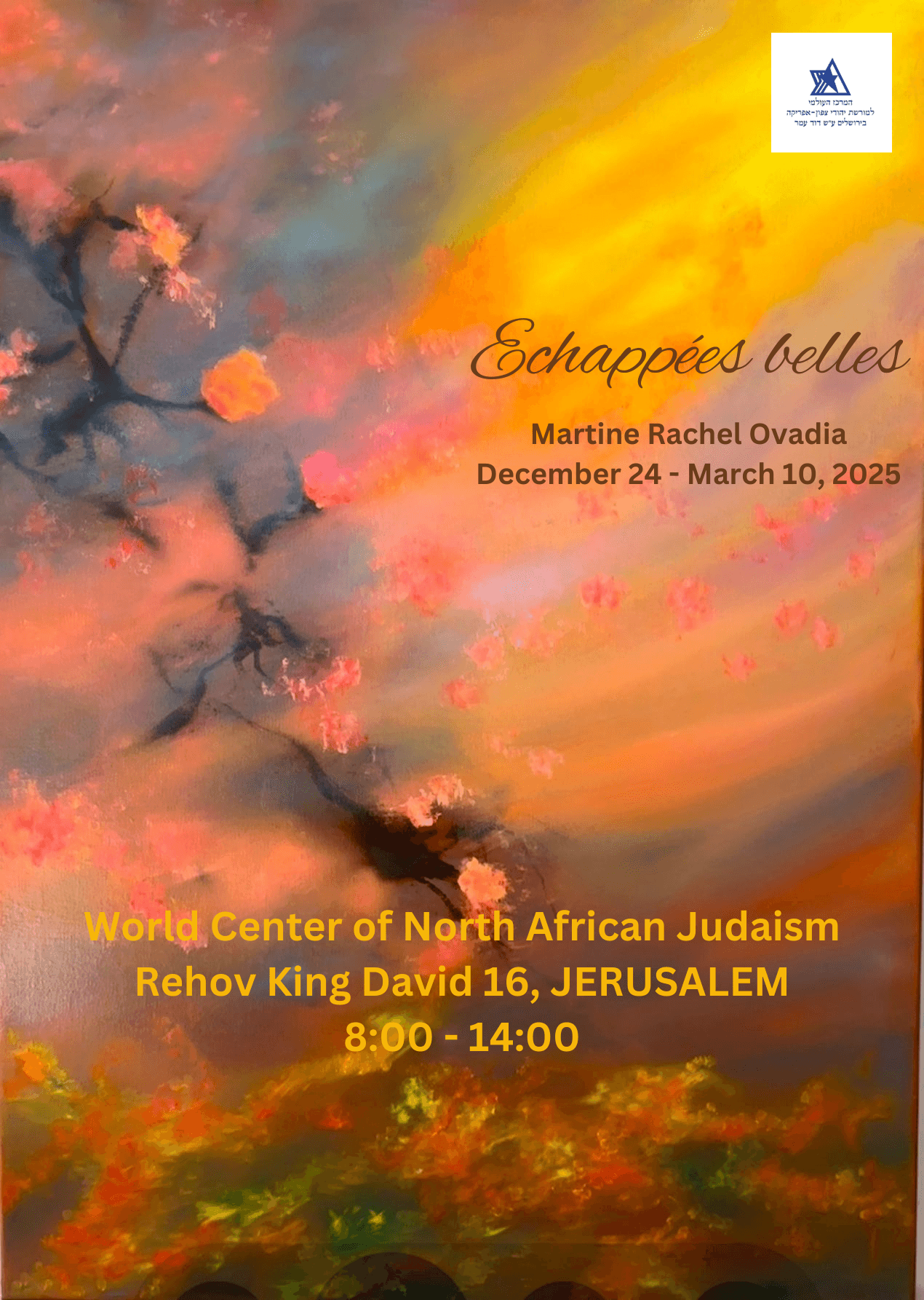 Poster of the exhibition Échappées belles