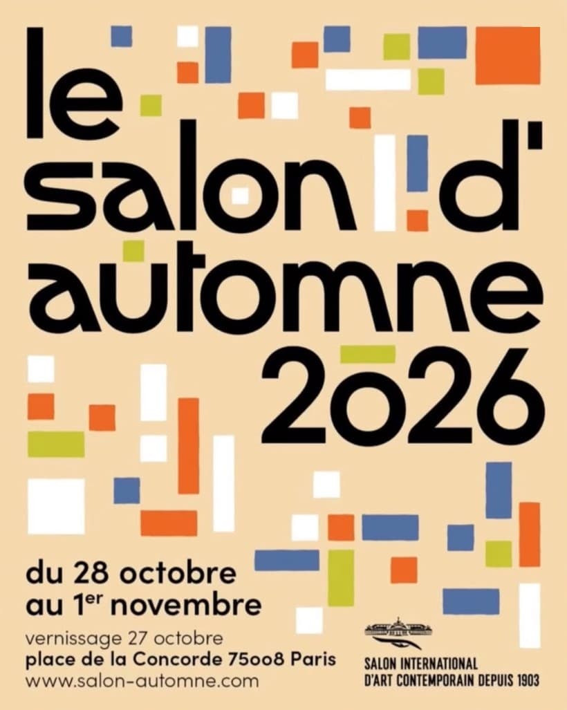 Poster of the Salon d’Automne 2026, 28 October – 1 November, Place de la Concorde, Paris