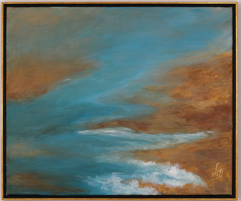 “Sea Coast”, painting by Martine Rachel Ovadia